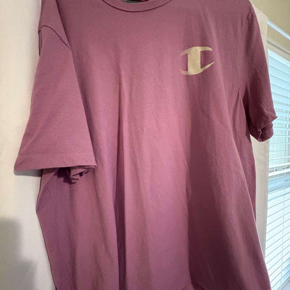 Champion Men's Lavender Short Sleeve Tee